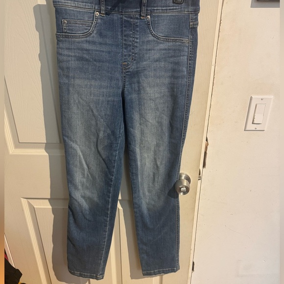 Spanx womens EveryWear Straight Leg Jeans size S High riseVintage Indigo - Picture 2 of 13